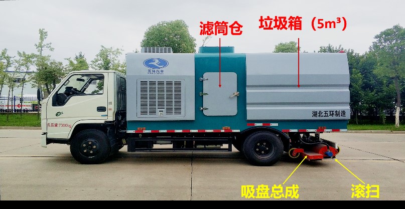 江鈴后置吸塵車(chē)（國(guó)VI）