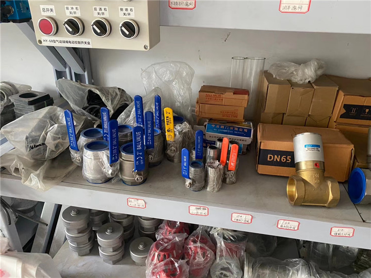 DN50 / DN65 / DN80 口徑管道氣動閥門-用于主管道自動切斷或開啟使用，駕駛室控制